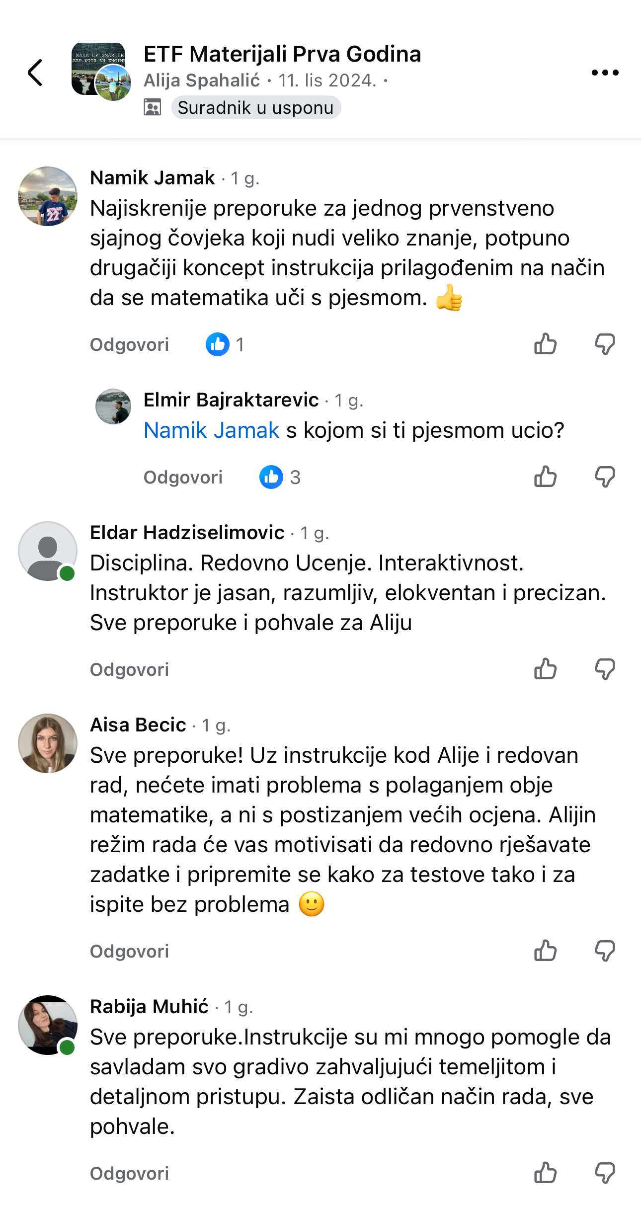 Screenshot recenzije 3, 2023/2024